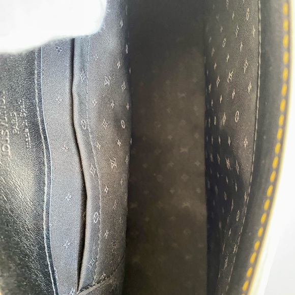 LOUIS VUITTON BLACK SUHALI LEATHER LE TALENTUEX BAG - Picture 9 of 14